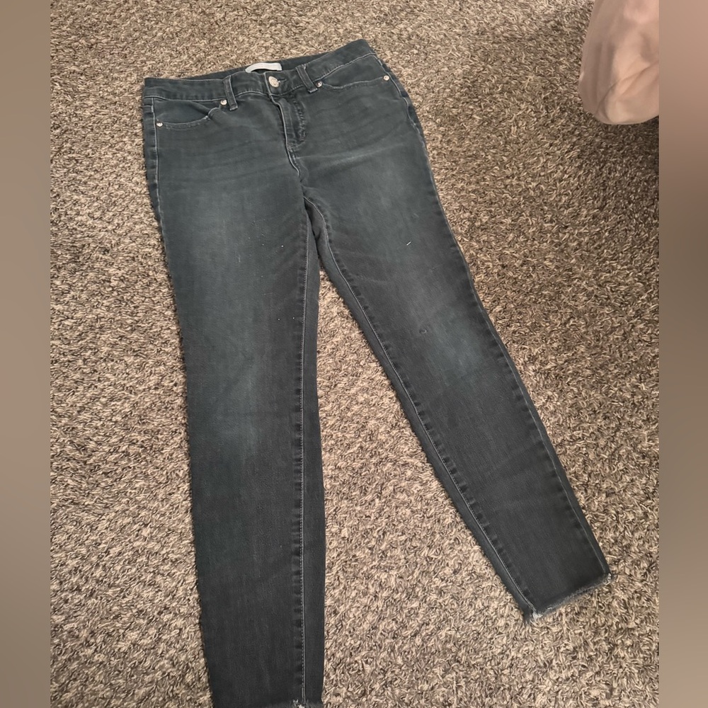 Lauren Conrad super skinny dark denim